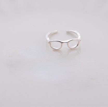 Anillo Ajustable de Lentes estilo Minimalista en Oro y Plata