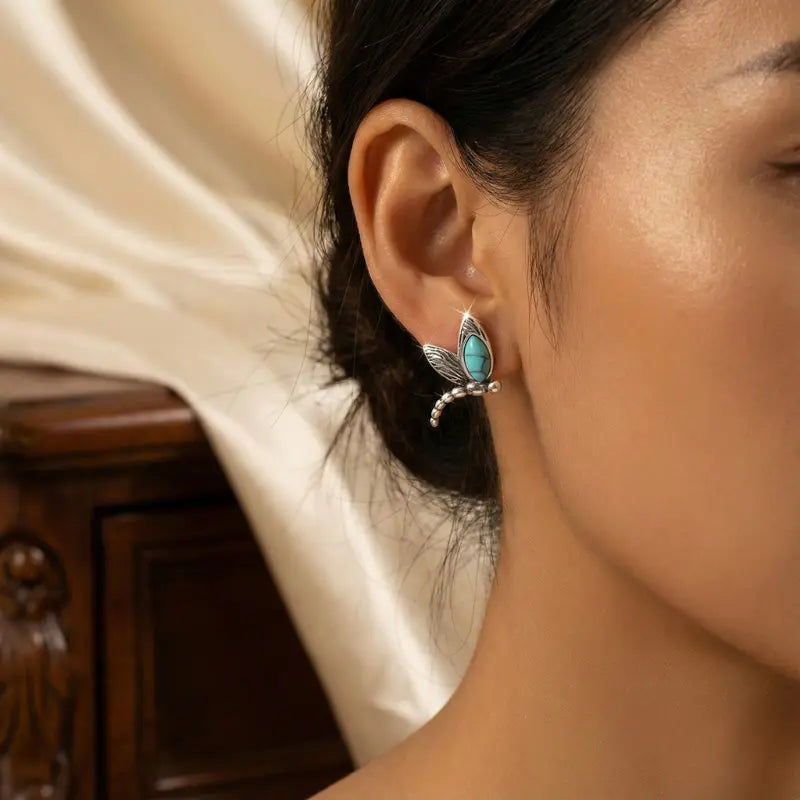 Aros Ala de Turquesa