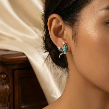 Aros Ala de Turquesa