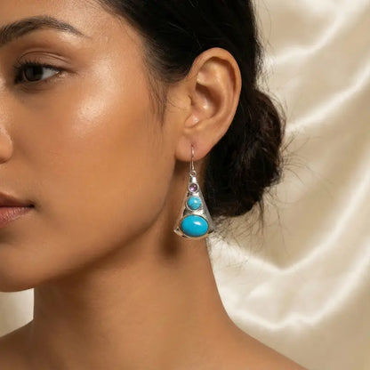 Aros Geo Aura Turquesa