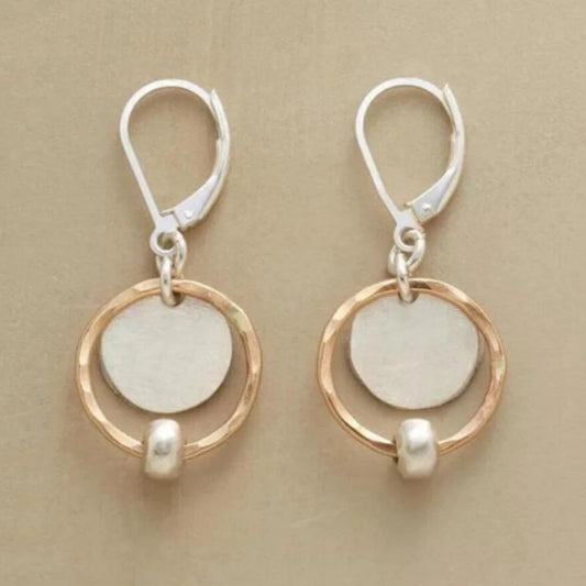 Aretes en Oro y Plata Vintage