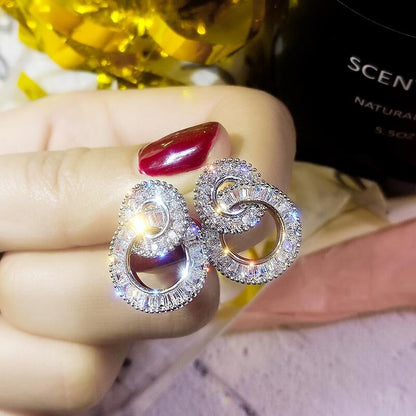 Pendientes de Plata 925 con Circonitas