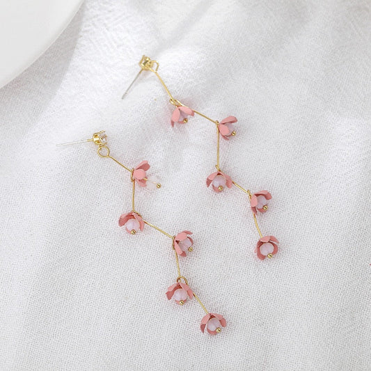 Pendientes Flor de Cereza en Oro