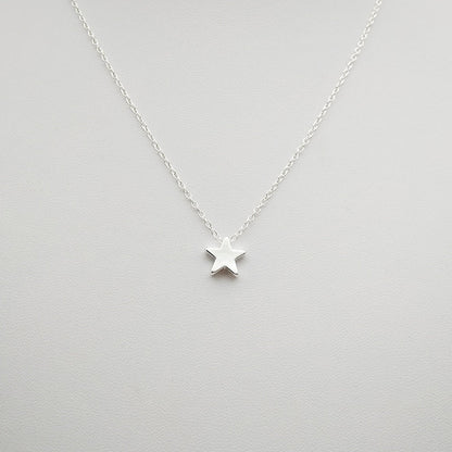 Collar de Estrella en Oro y Plata