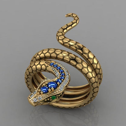 Anillo de Serpiente en Oro