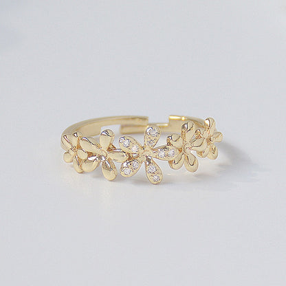 Anillos de la Naturaleza en Circonitas y Oro