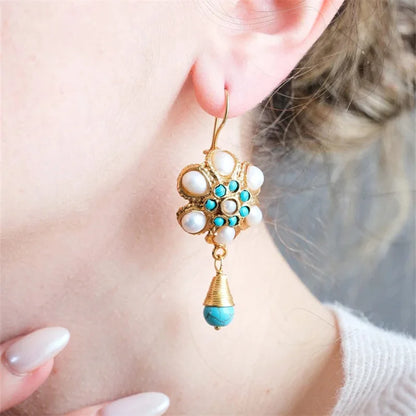 Aros Perla & Turquesa