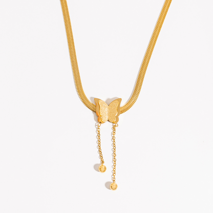Colgante Mariposa en Oro Brillante