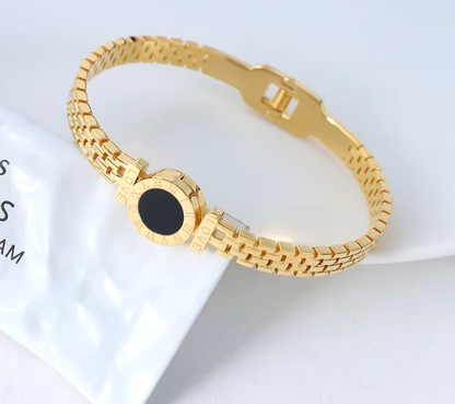 Brazalete con Números Romanos en Oro 18k