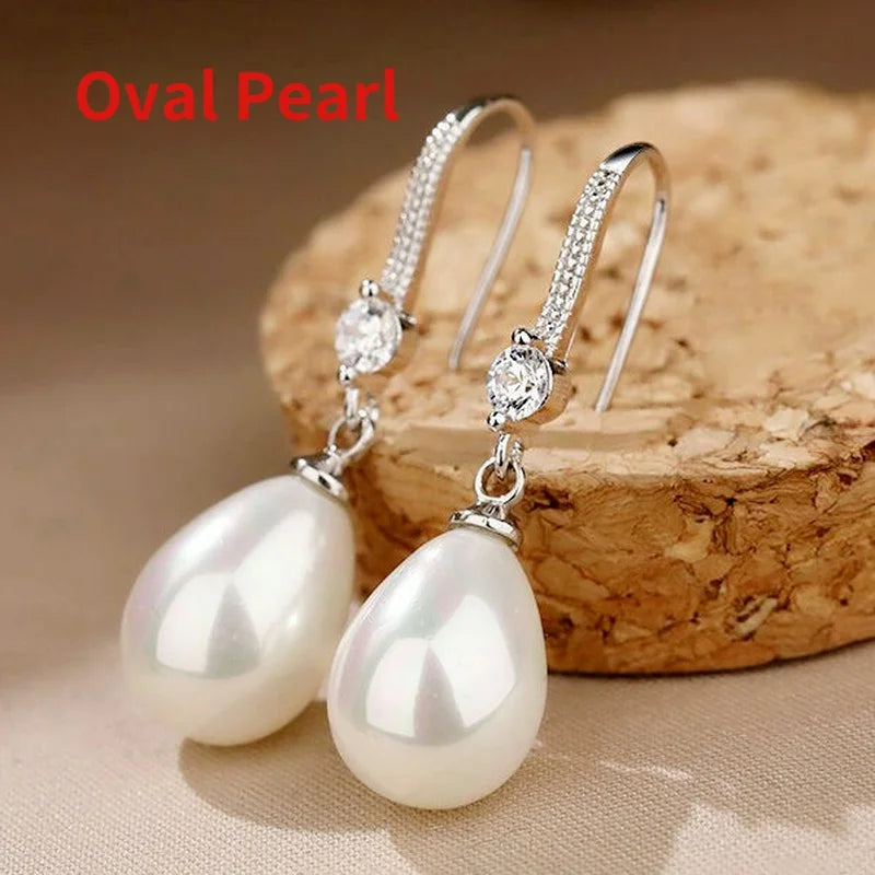 Pendientes de Perlas Aqua