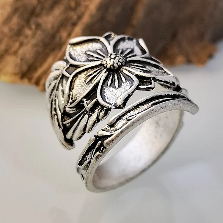 Anillo Vintage Flor de Plata