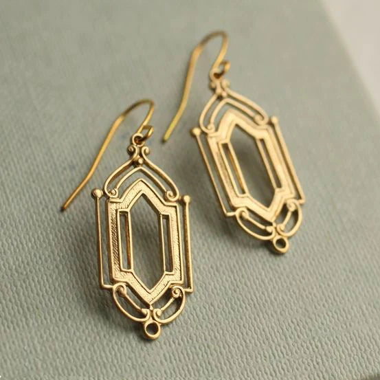 Aretes Dorados Vintage