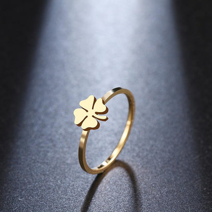 Anillo Trébol en Plata